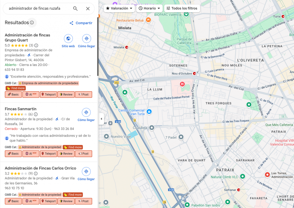 Posicionamiento SEO para administradores de fincas en Valencia